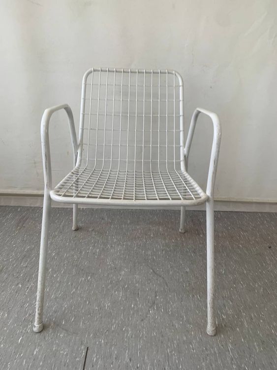 Gartenstühle Metall weiss 3 Stk L 3296 Kaufen auf Ricardo