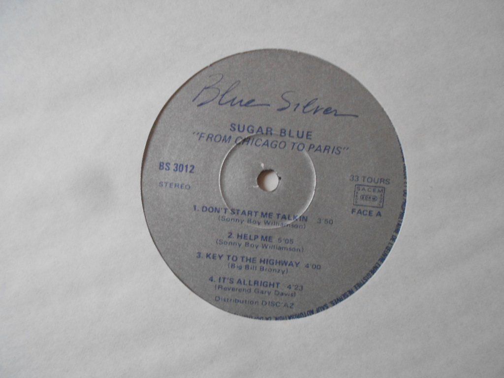 Dischi in vinile: SUGAR BLUE  -  FROM CHICAGO TO PARIS – Usato da Bex venduto da Giorgiob 2
