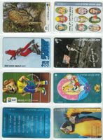 8 Telefonkarten Israel