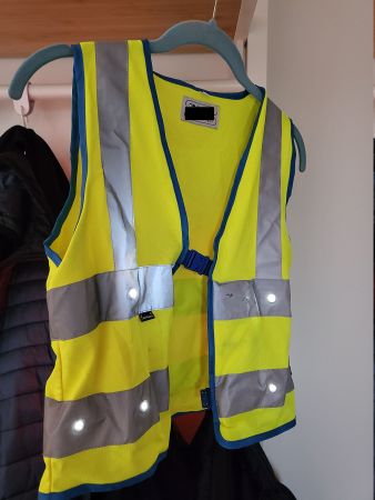 lumini Kinderwarnweste mit LEDs, Sicherheitsweste, LED Weste
