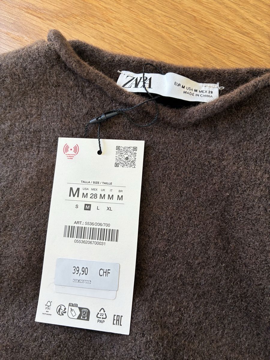 Zara Top: Shirt – Nuovo e nell'imballaggio originale da Bassersdorf venduto da secondhand_clothing 1