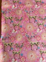 Coupon de tissu Bambi rose