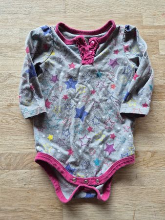 Body 9M Circo Sterne grau mit farbigen Sternen