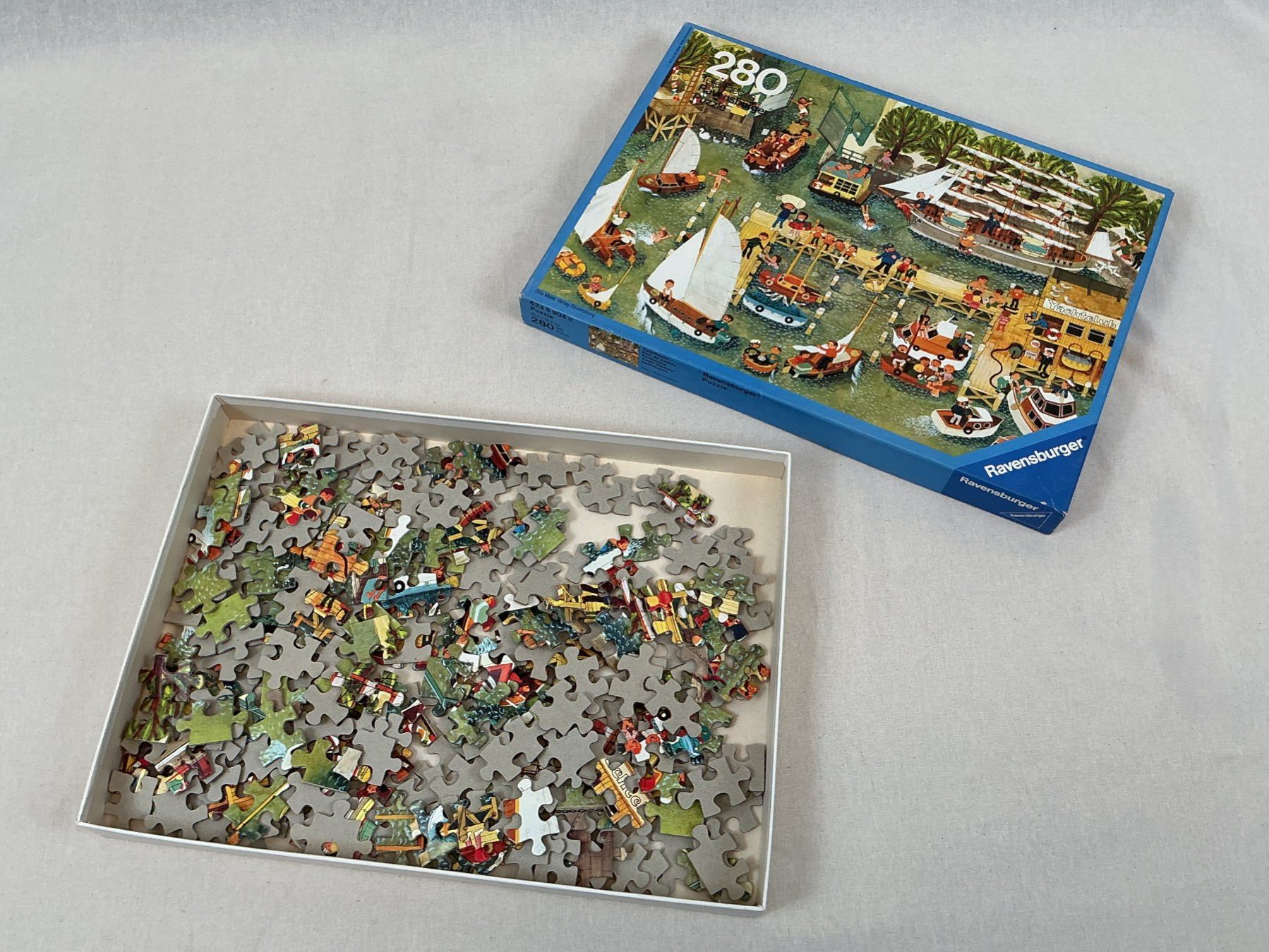 Ravensburger Puzzle: RAVENSBURGER Puzzle "Yachthafen" 280 Teile – Usato da Richterswil venduto da Restwert_Richterswil 4