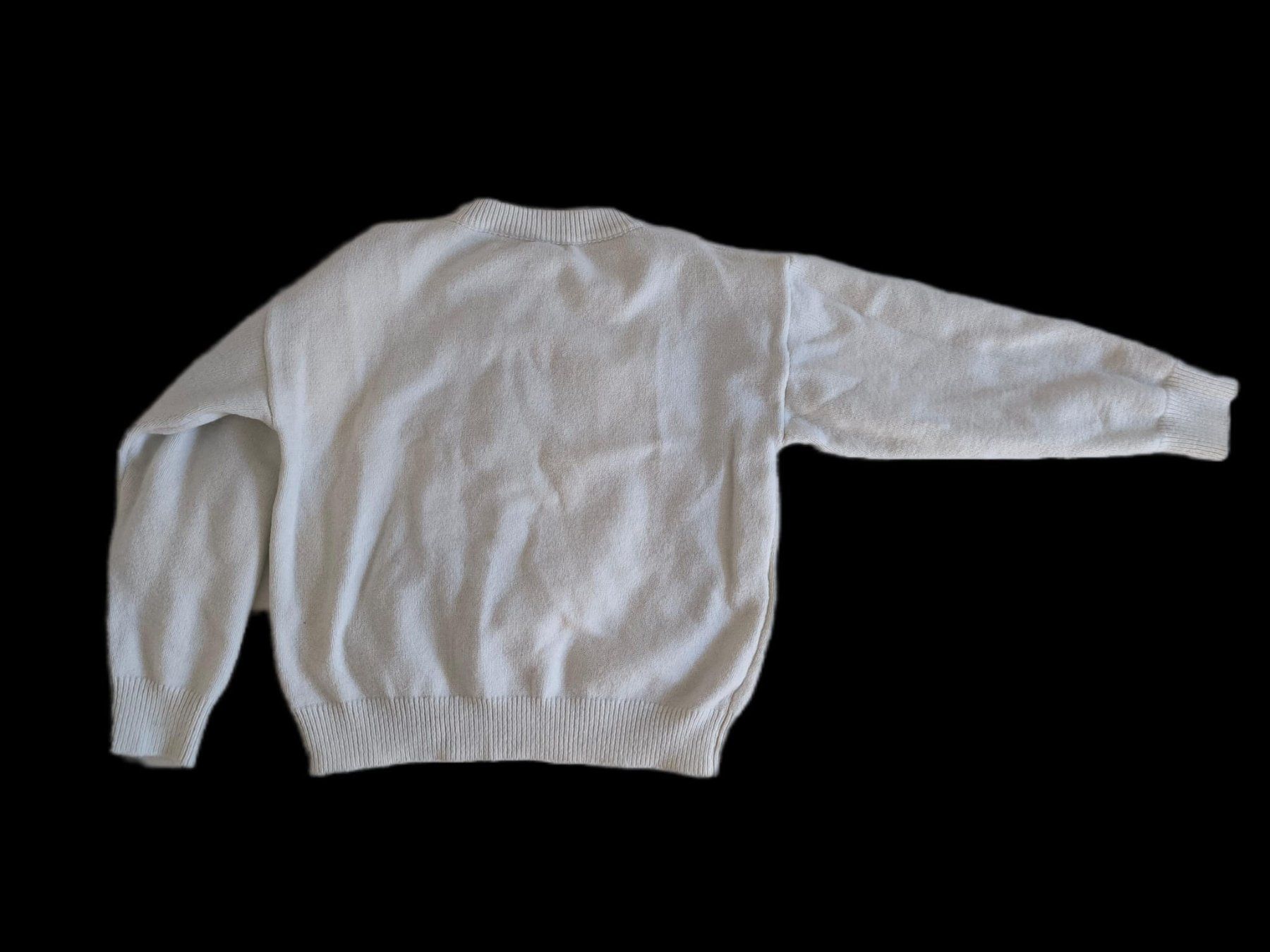 Pulls & Sweat-shirts: Weisser Pullover mit Katze – D'occasion à Baden par bie_mj2p 1