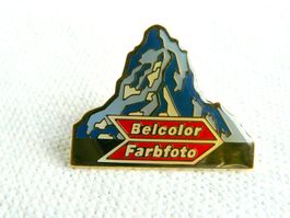 ❗ Belcolor Farbfoto Berg Matterhorn  +Versand Pin M7F.29
