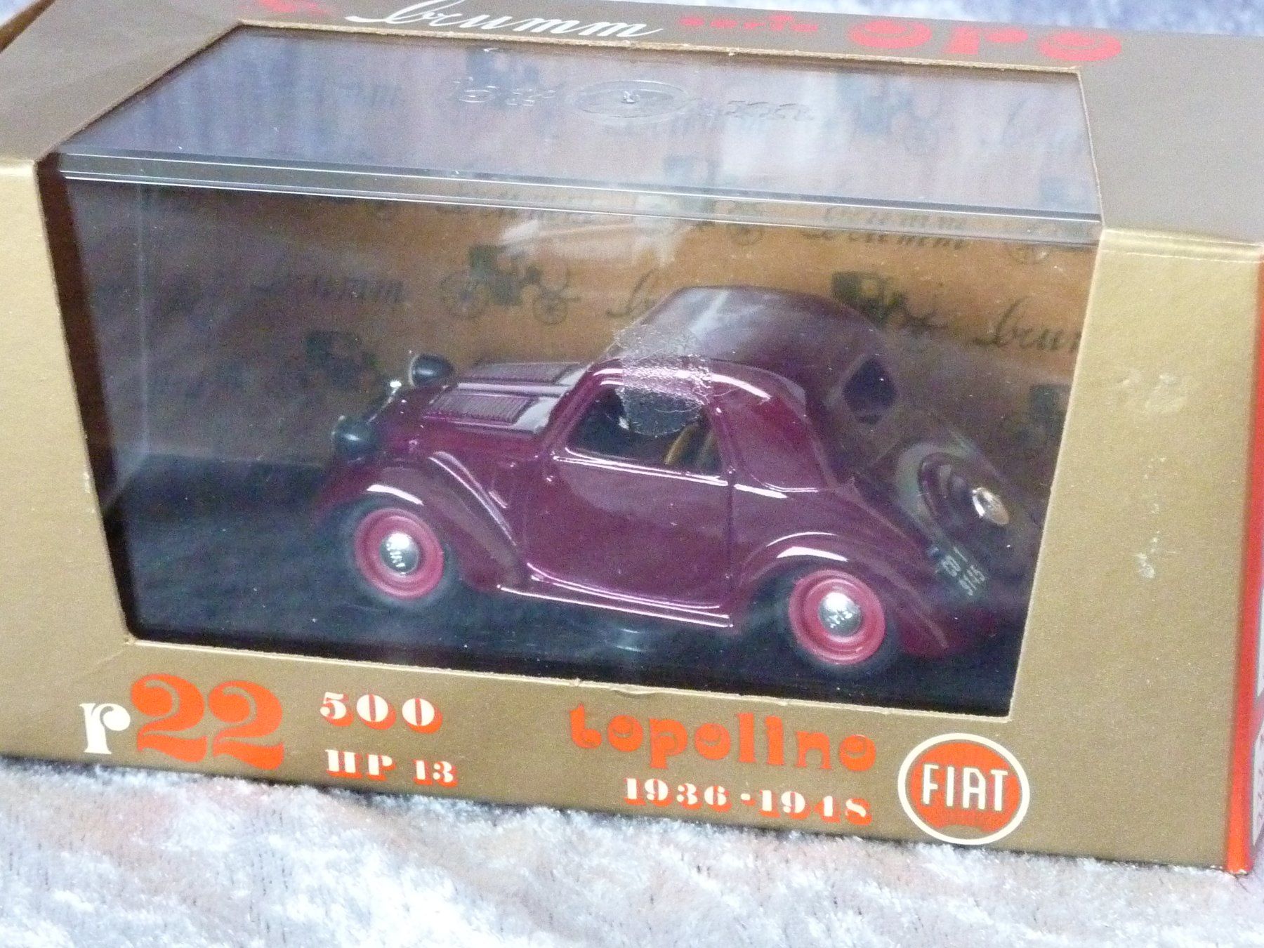 Fiat Modellautos: Fiat Topolino 1:43 – Neu und originalverpackt aus Dürrenäsch von modellautos4you 2