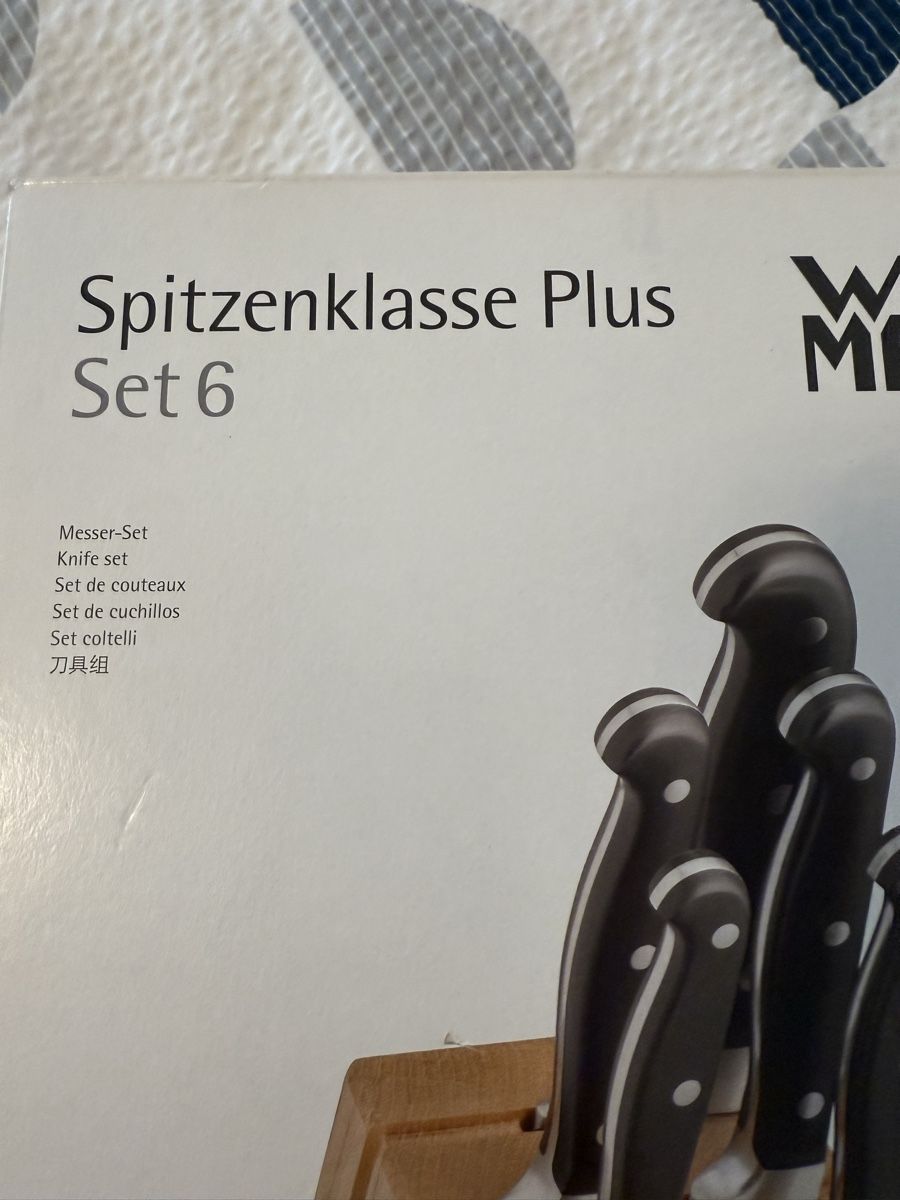 WMF Coltelli: NEU***WMF MESSER SET 6***SPITZENKLASSE PLUS*** – Nuovo e nell'imballaggio originale da Zürich venduto da Ceca52 2
