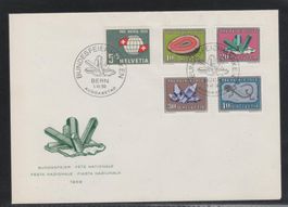 Pro Patria 1959 Mineralien Satz-FDC