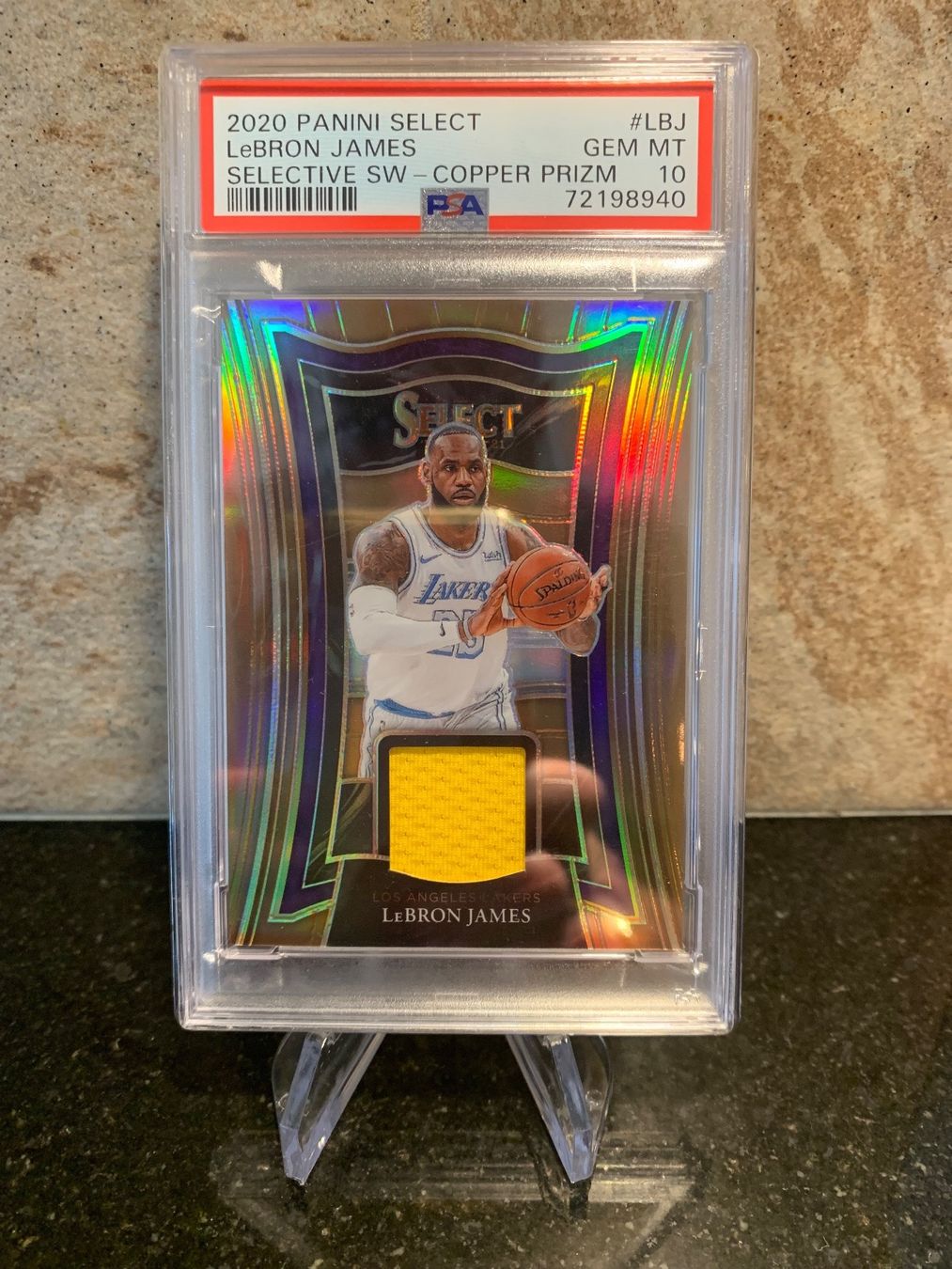 Nba Sammelbilder & Trading cards: NBA LeBron James PSA 10 GAME WORN /49 !! Rare – Gebraucht aus Moudon von AndreSR89 1