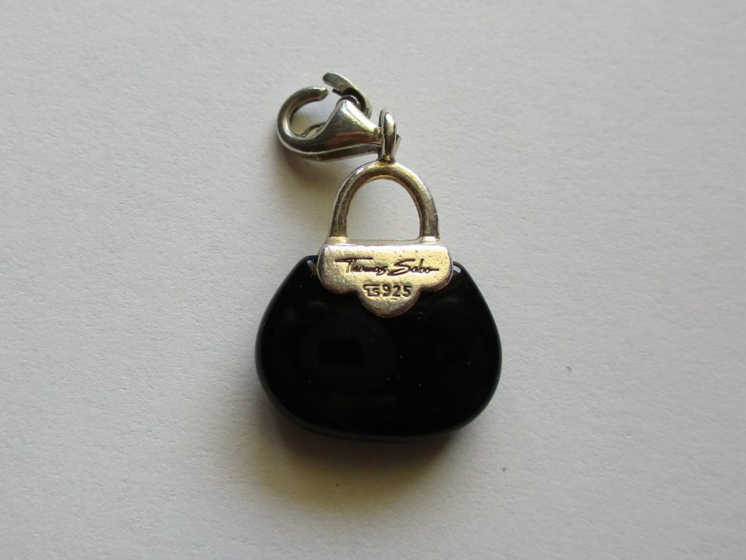 Ciondoli: Charm's Thomas Sabo sac noir argent 925 – Usato da La Sarraz venduto da vic_v6kz
