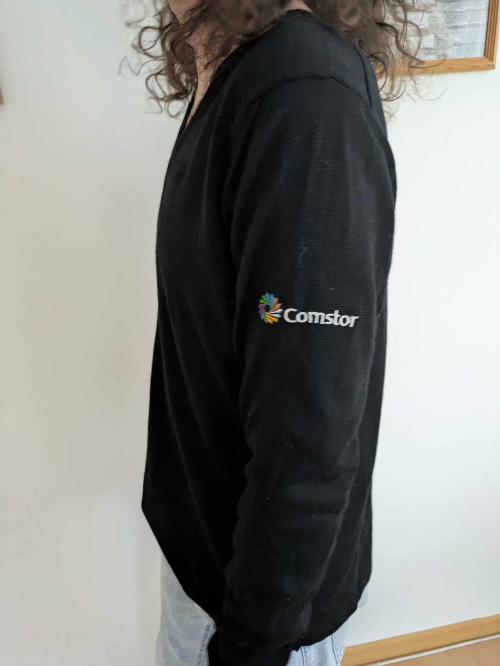 Pullover & Sweatshirts: Comstor Pullover schwarz Grösse L Merinowolle – Gebraucht aus Rorschach von joh_v2y2 2