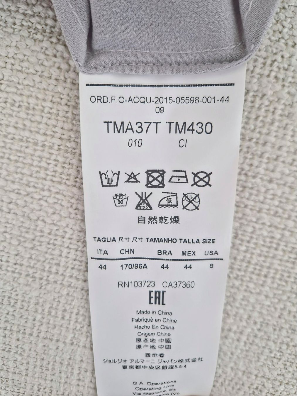 Armani Vestiti: ARMANI COLLEZIONI Neu Gr. M/L – Nuovo e nell'imballaggio originale da Horgen venduto da akkohappyshopping 8