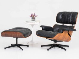 Vitra 670 Lounge Chair & Ottoman von Eames - Vintage
