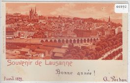 Souvenir de Lausanne - Bonne annee