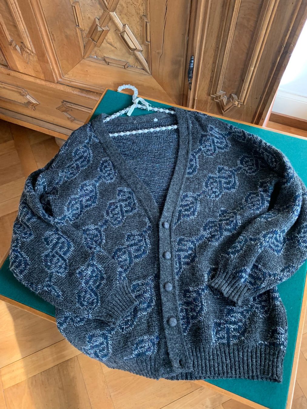 Jacken: VINTAGE`80-90 Strickjacke  Größe: L – Gebraucht aus Interlaken von Bona55 5