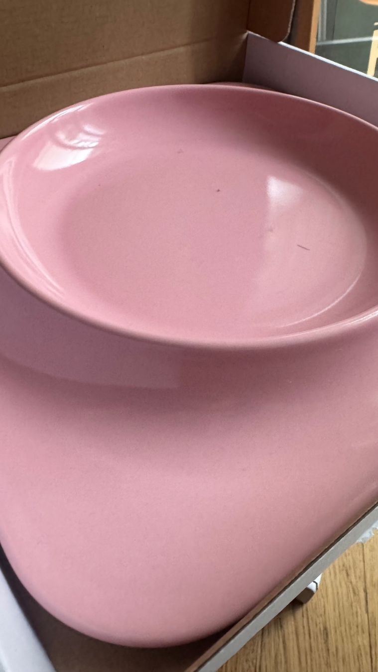 Teller: Gustaf Westman x Ikea Vinterfint Teller rosa – Neu und originalverpackt aus Zürich von I.Friedli 2