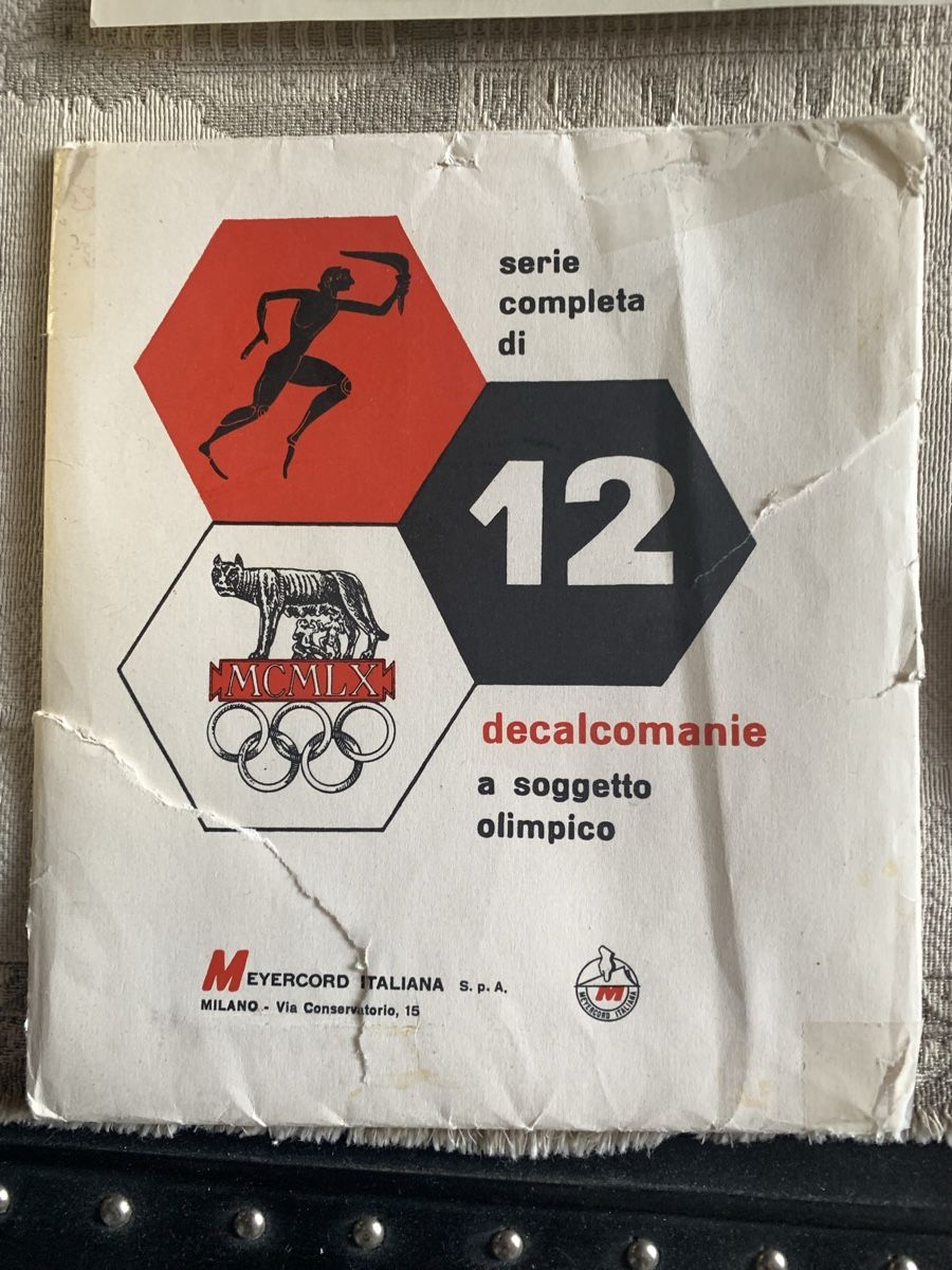 Aufkleber: Décalcomanies Jeux olympiques Rome 1960 – Neu und originalverpackt aus St-Blaise von phi_qgy9 1
