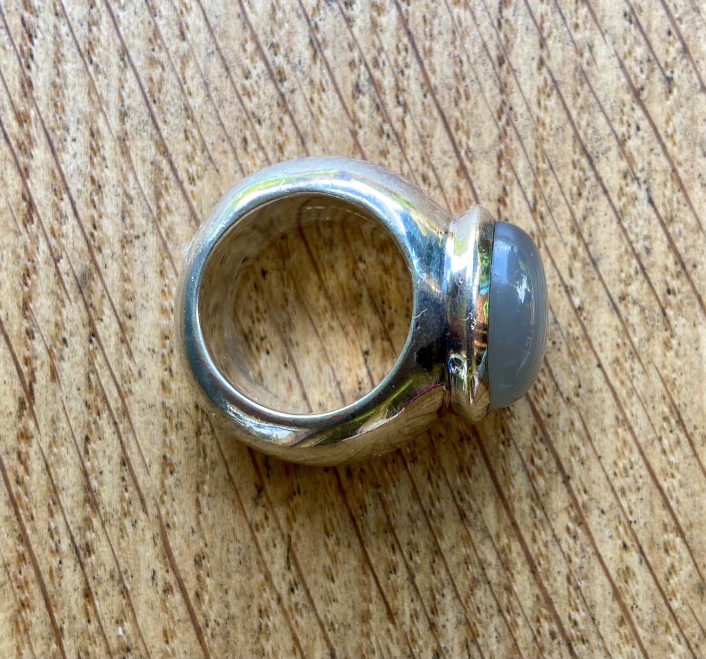 Anelli: Eleganter Silberring mit Mondstein – Nuovo (secondo la descrizione) da Sarnen venduto da engel0010 1