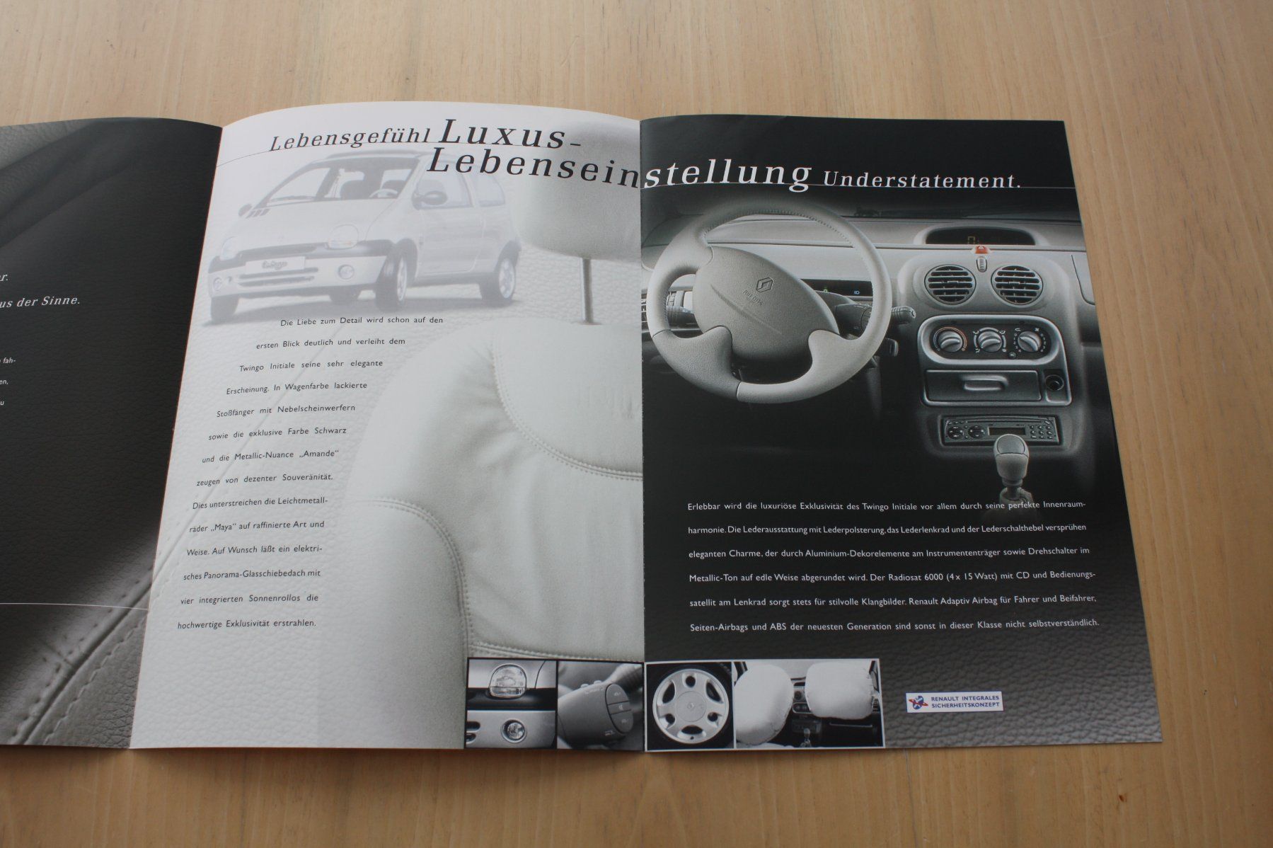 Renault Documenti: Renault Twingo Initiale Broschüre 3/1999 – Usato da Wikon venduto da erwin400 2