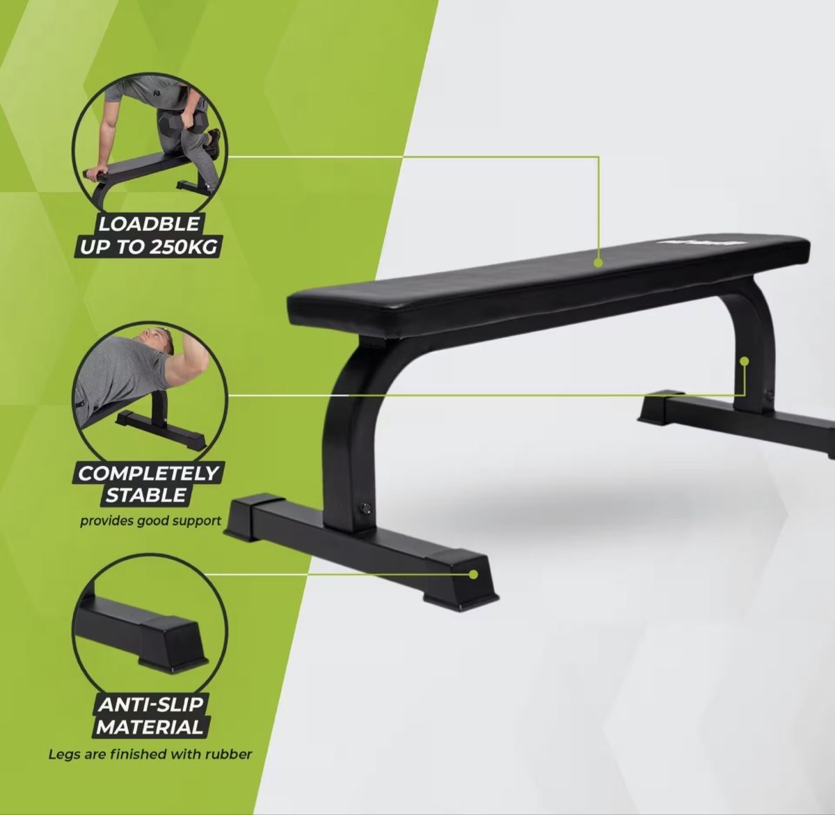 Decathlon Vélos d'appartement: Banc de musculation fixe / Flat training Bench – D'occasion à Genève par Kouros7 3