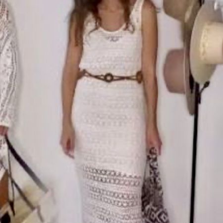 ZARA Crochet Midi Dress