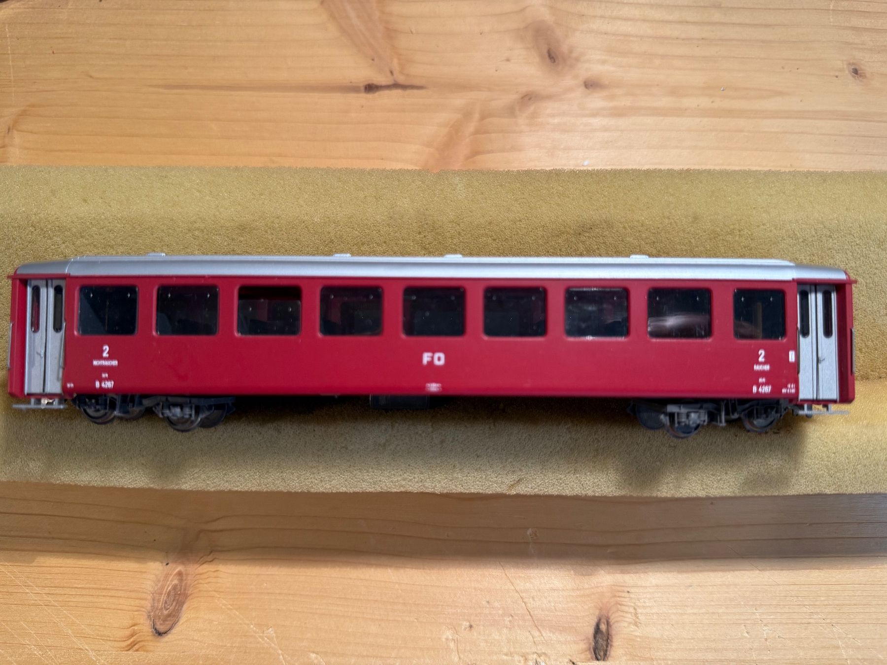Bemo Modellini di ferrovie: Bemo FO  B4267 Personenwagen  3266 207 – Nuovo (secondo la descrizione) da Grüsch venduto da ro77bert
