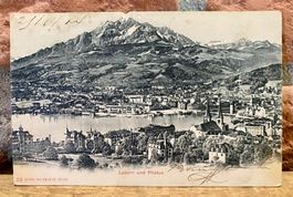 1904 - LUZERN & Pilatus - Hofkirche - Bahnhof Kriegsmuseum