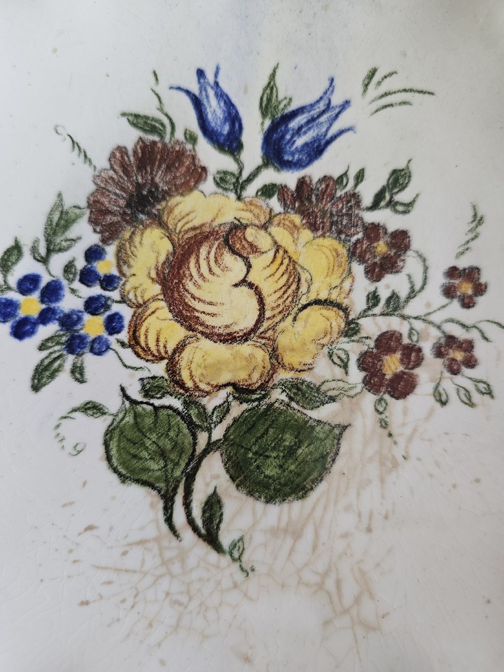 Piatti: Antiker Teller mit Blumenmuster – Usato da Sirnach venduto da pius062 1