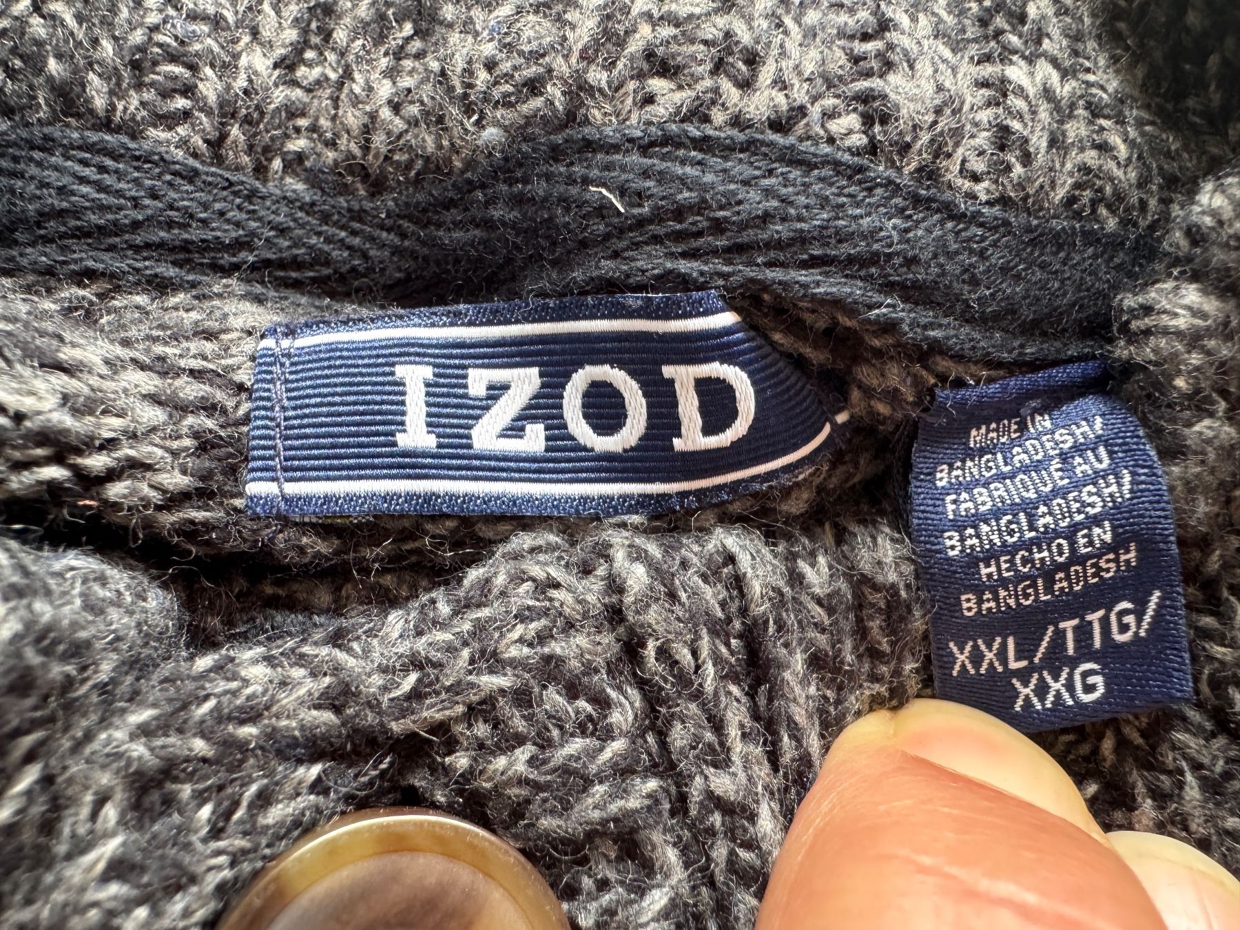 Maglioni & Felpe: Izod Sweater button pullover MEN Sz XXL 2XL – Usato da Neuchâtel venduto da _Easy_to_Find_ 1