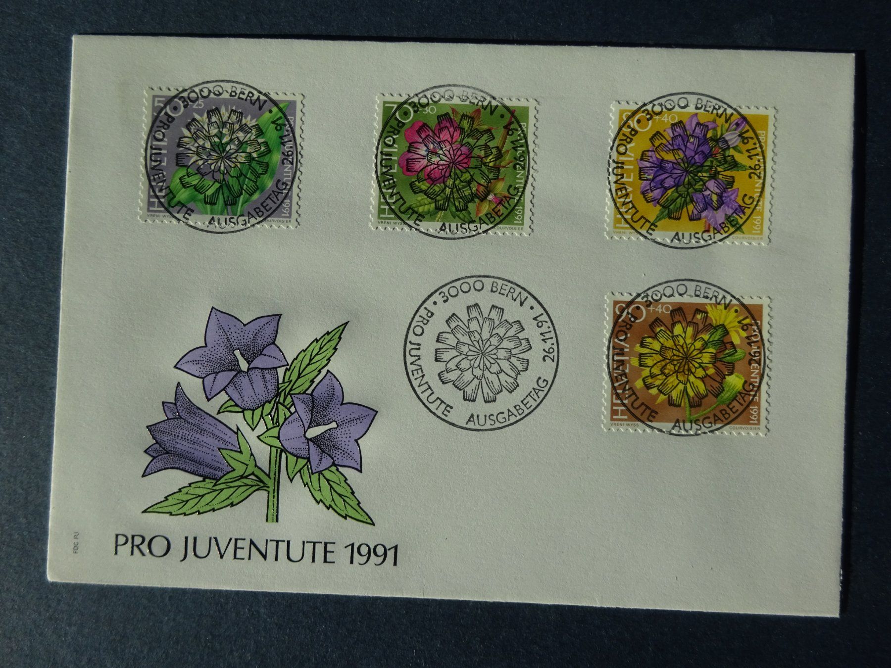 Tutti i francobolli: 1991 Pro Juventute FDC mit ET-Voll – Usato da Appenzell-Steinegg venduto da adi1975