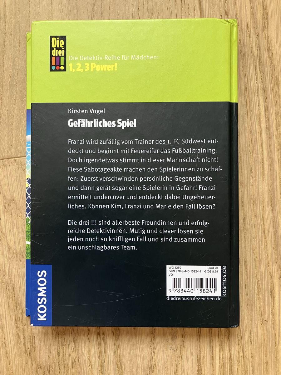 Livres: Die drei !!! Gefährliches Spiel  – D'occasion à Arnegg par Redandblue2011 1