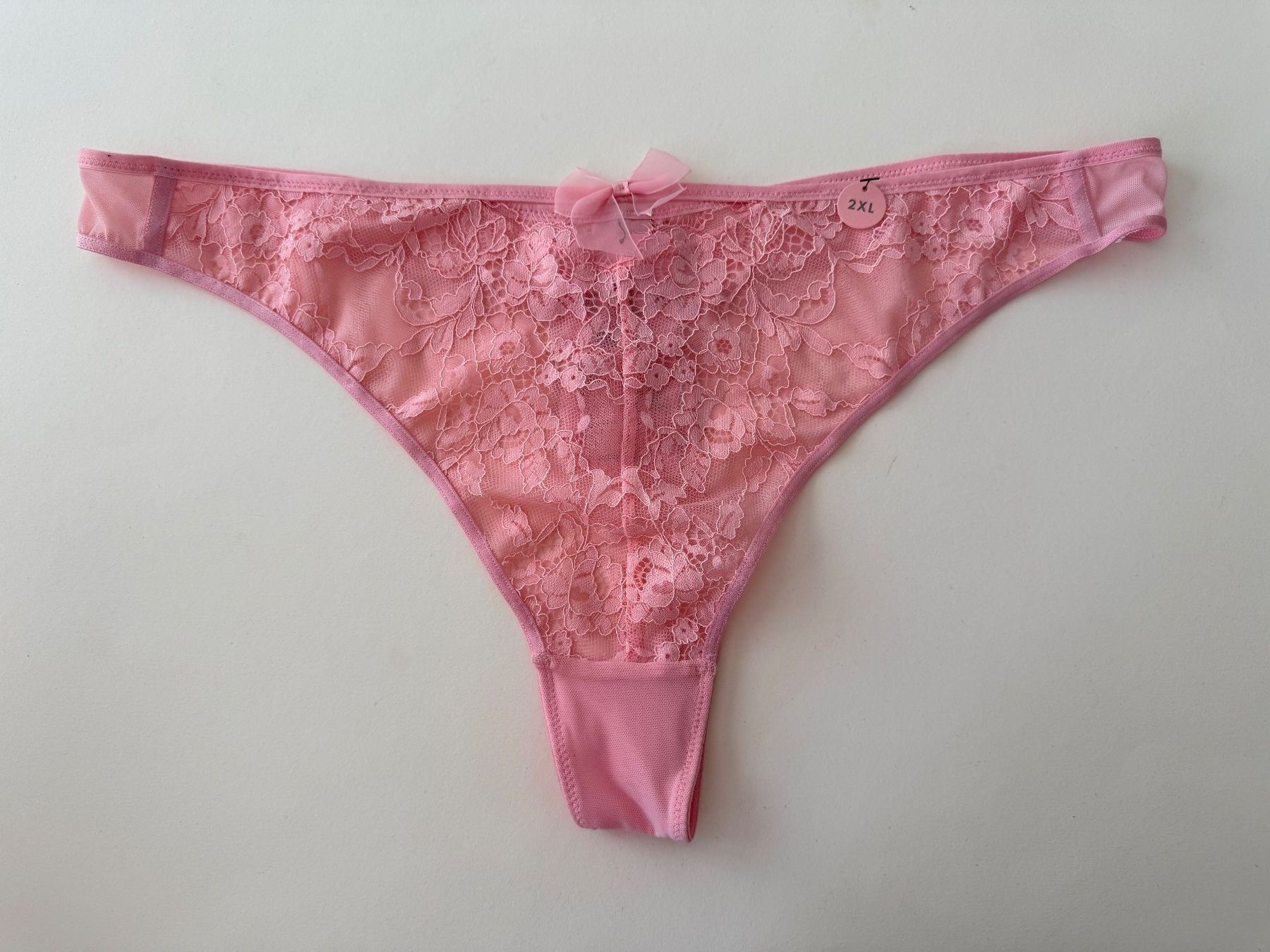 Hunkemöller Sonstige Unterwäsche: HUNKEMÖLLER, String LOUISE, Grösse XXL, Farbe Hellrosa – Neu und originalverpackt aus Rudolfstetten von gst_g7xl