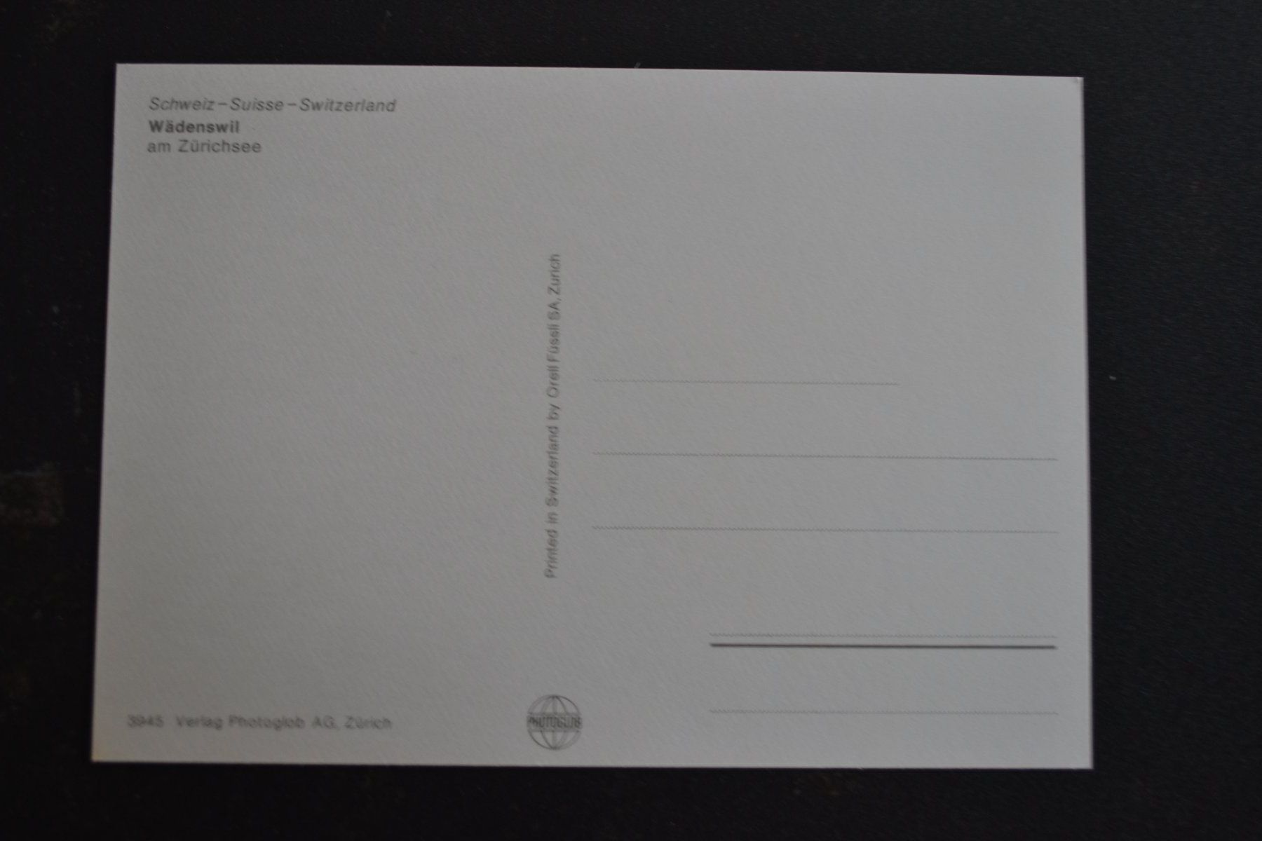 Cartoline postali: AK Wädenswil ZH – Usato da Beinwil am See venduto da kajak55 1