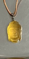 BUDDHA 😇 Kristall Anhänger mit LederBand 2mm