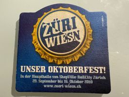 Bierdeckel Züri Wiesn Oktoberfest 2010