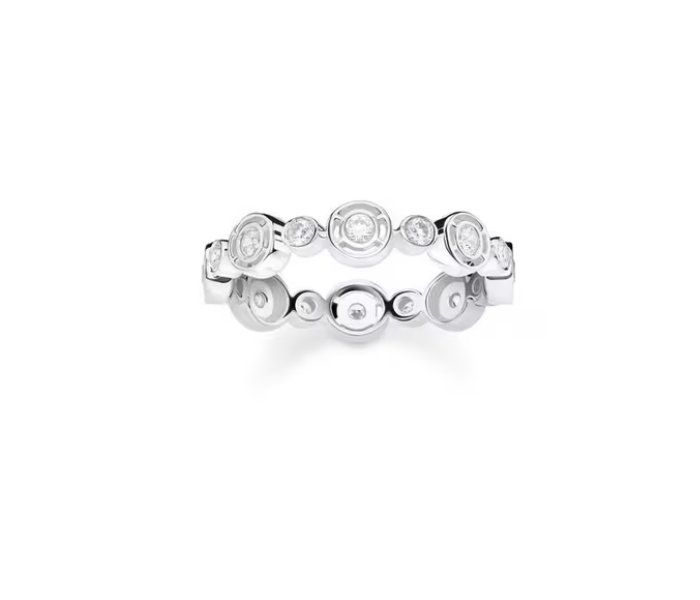 Thomas Sabo Anelli: Original Thomas Sabo Ring Kreise mit weissen Steinen Silber – Nuovo (secondo la descrizione) da Rheinfelden venduto da Boutique_Luxe 3