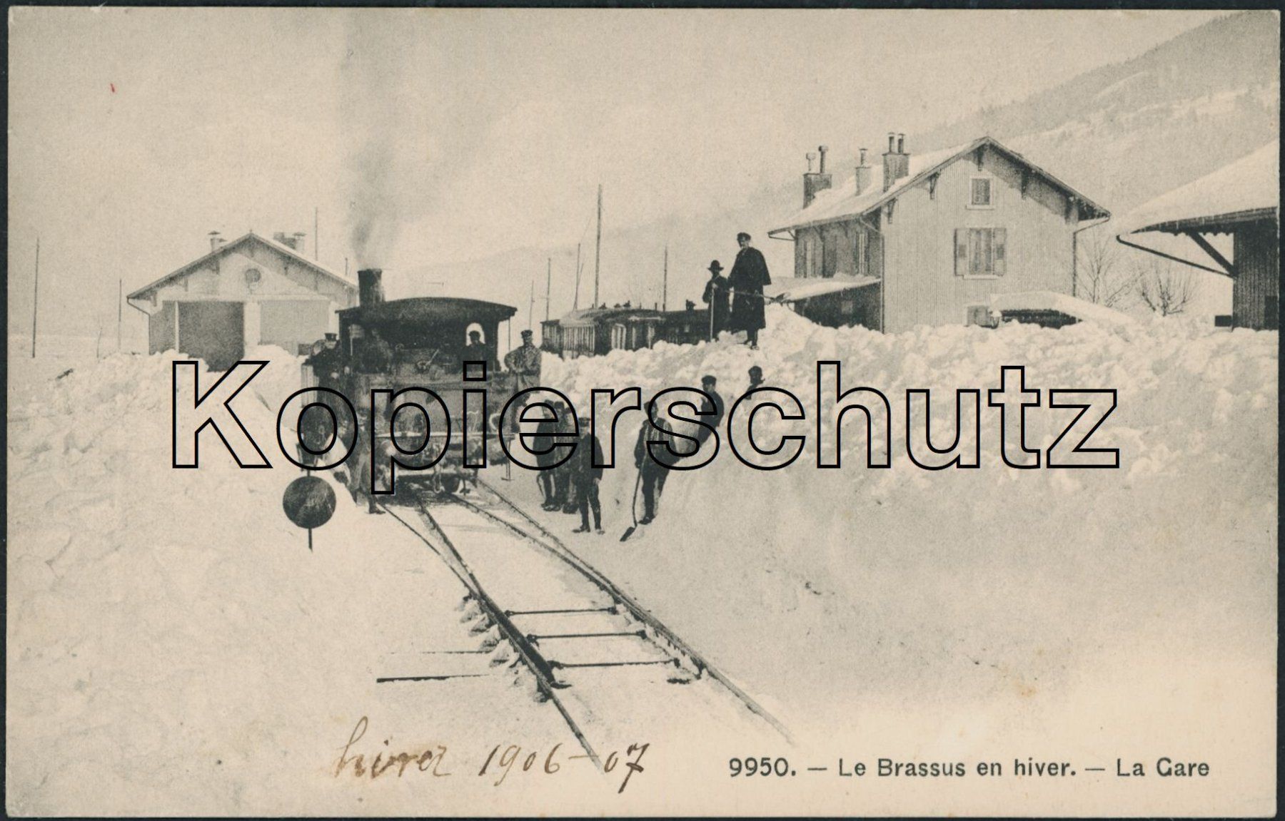 Cartoline postali: VD Le Brassus - Bahnhof - Bahn PBr – Nuovo (secondo la descrizione) da Schindellegi venduto da Jonathan77