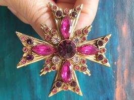 "SPHINX" Vintage Maltese Brosche