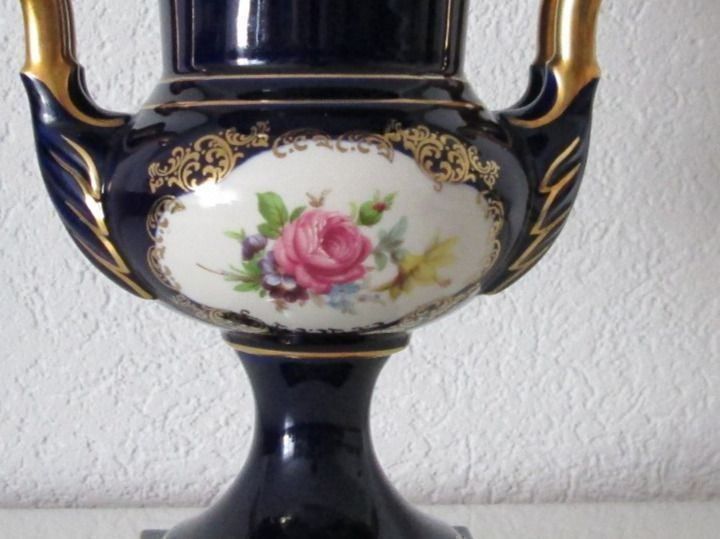 Lindner Vasen & Gefässe: Lindner Kueps Bavaria- Echt Cobalt Vase – Gebraucht aus Movelier von KRASI61 5