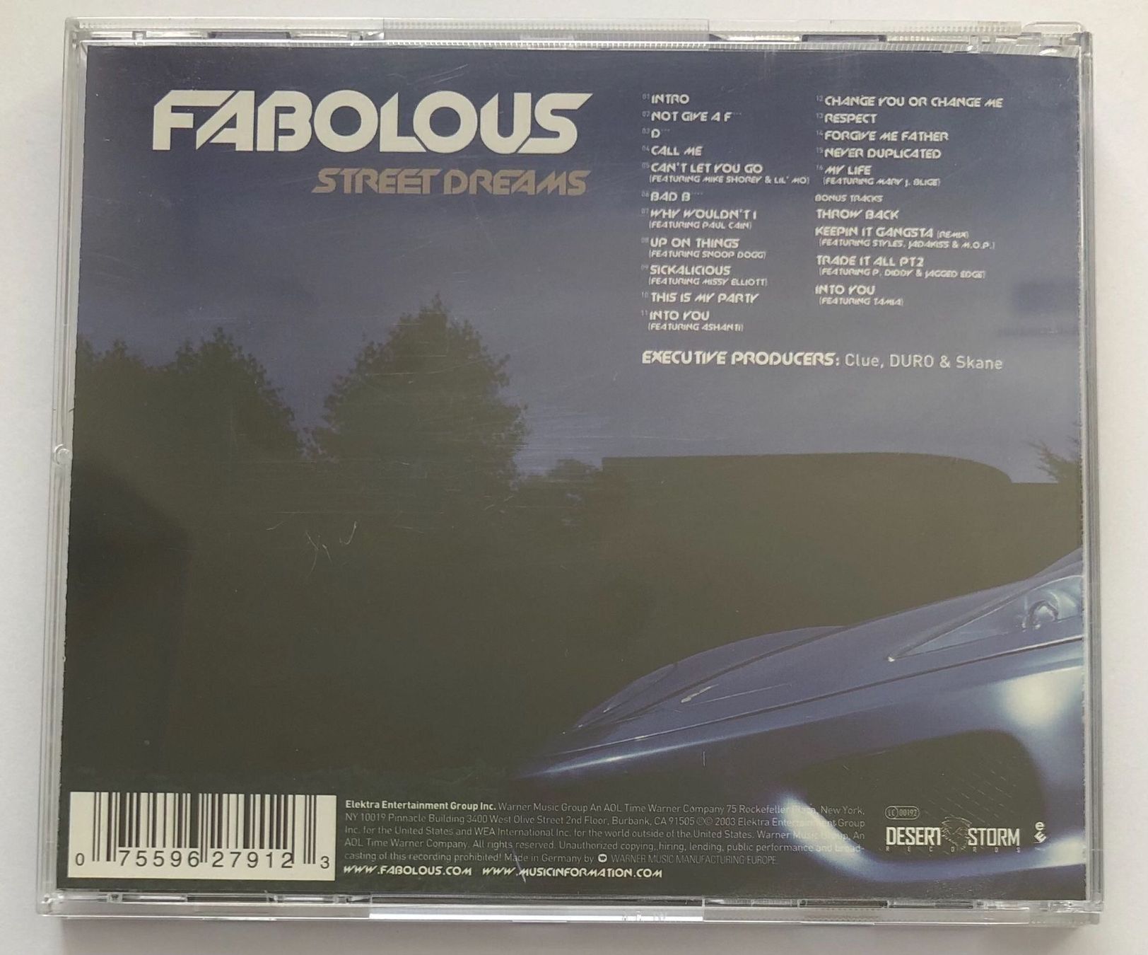 CD: CD - Fabolous: Street Dreams – Usato da Zürich venduto da T_H_O_M_A_S 1