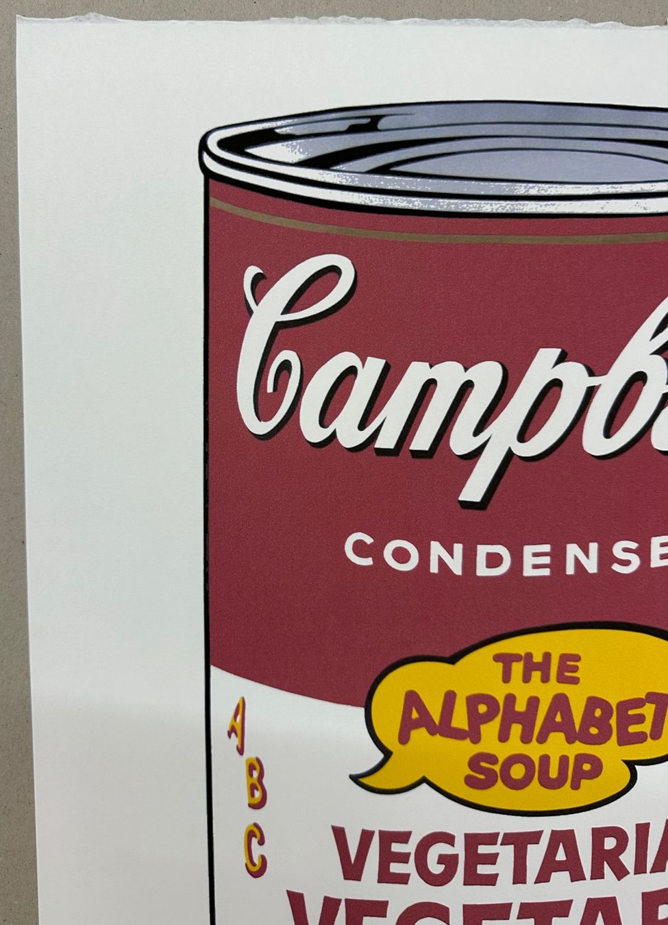 Poster & Bilder: Warhol: Vegetable Campbell Soup, POP Art 35/100 – Neu (gemäss Beschreibung) aus Meilen von Smgdesign 3