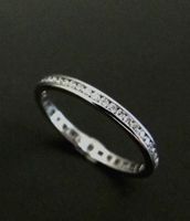 Diamond ring white gold 18k