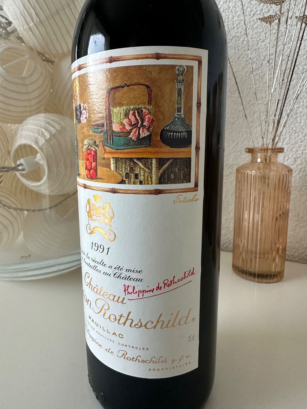 Mouton Rothschild Vino: Château Mouton Rothschild 1991 – Nuovo (secondo la descrizione) da Yens venduto da Rilou80 3