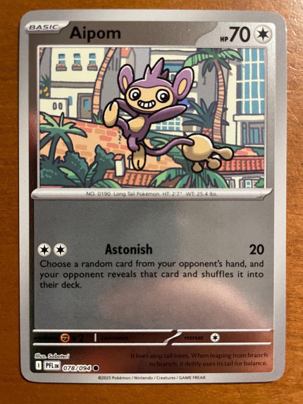 Pokémon Carte collezionabili: Pokemon Aipom Reverse (Versand gratis) – Nuovo (secondo la descrizione) da Chur venduto da Angerson
