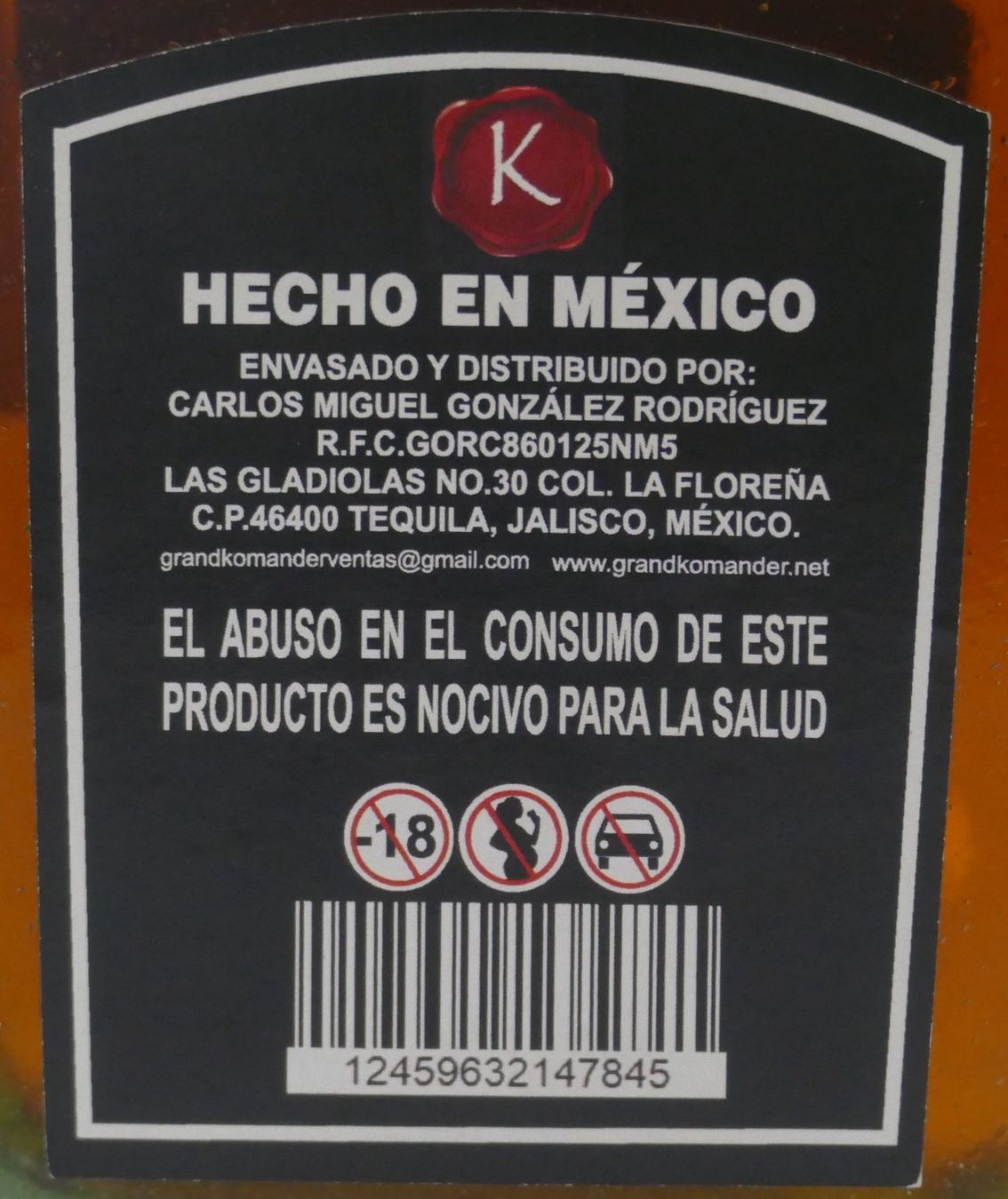 Spiritueux: Grand Komander Tequila – Neuf avec emballage d'origine à Hochdorf par Sukram58 2