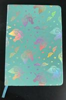 Notizbuch mit Einhorn Design liniert türkis