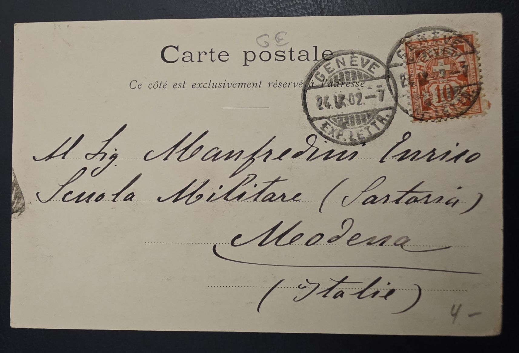 Cartoline postali: Ansichtskarte Geneve  – Usato da Bern venduto da Kocholo 1