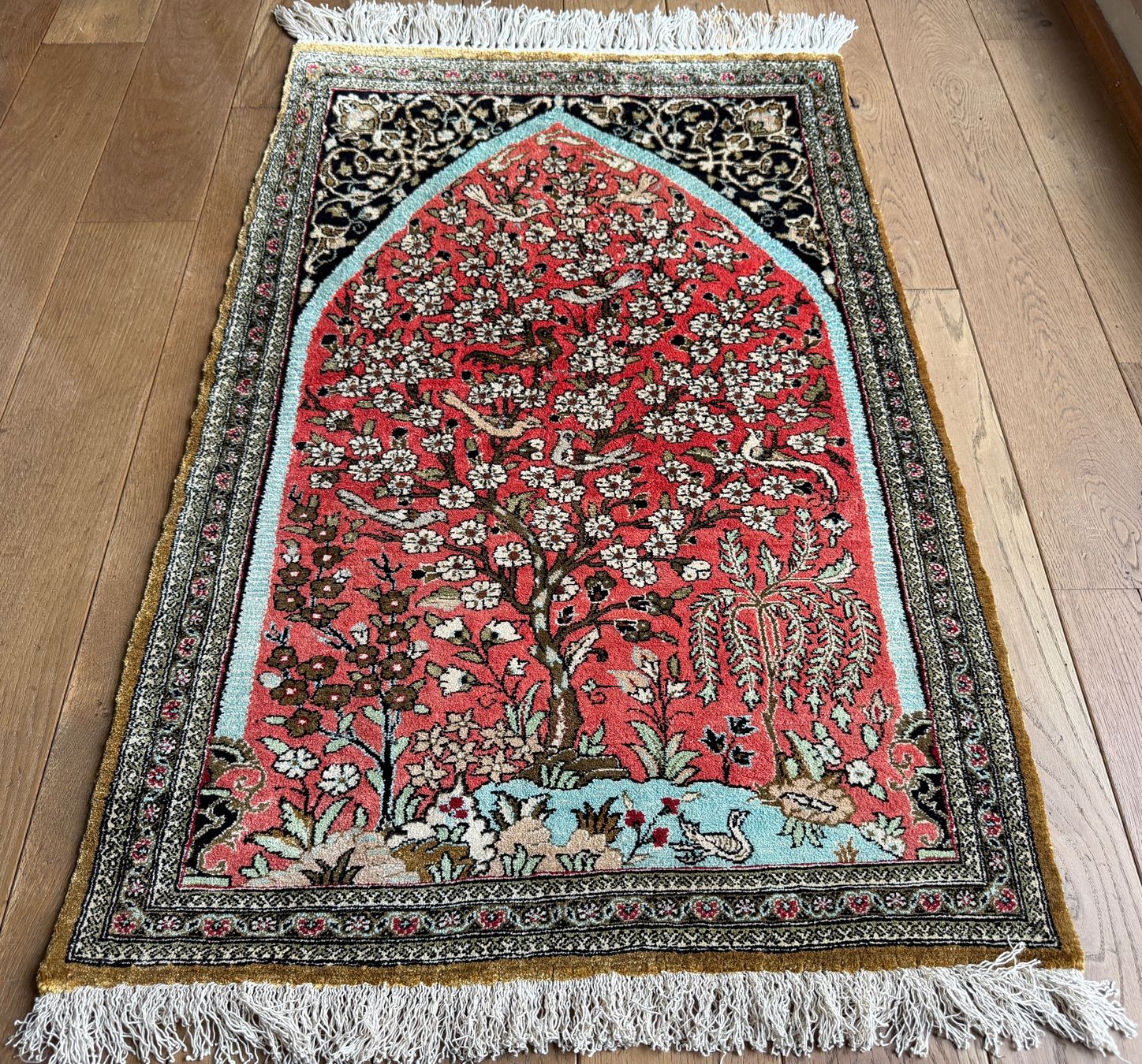 Tappeti: Lebensbaum Ghom Seidenteppich - 100% handgeknüpft – Nuovo (secondo la descrizione) da Bennau venduto da Mayer_Carpets 2