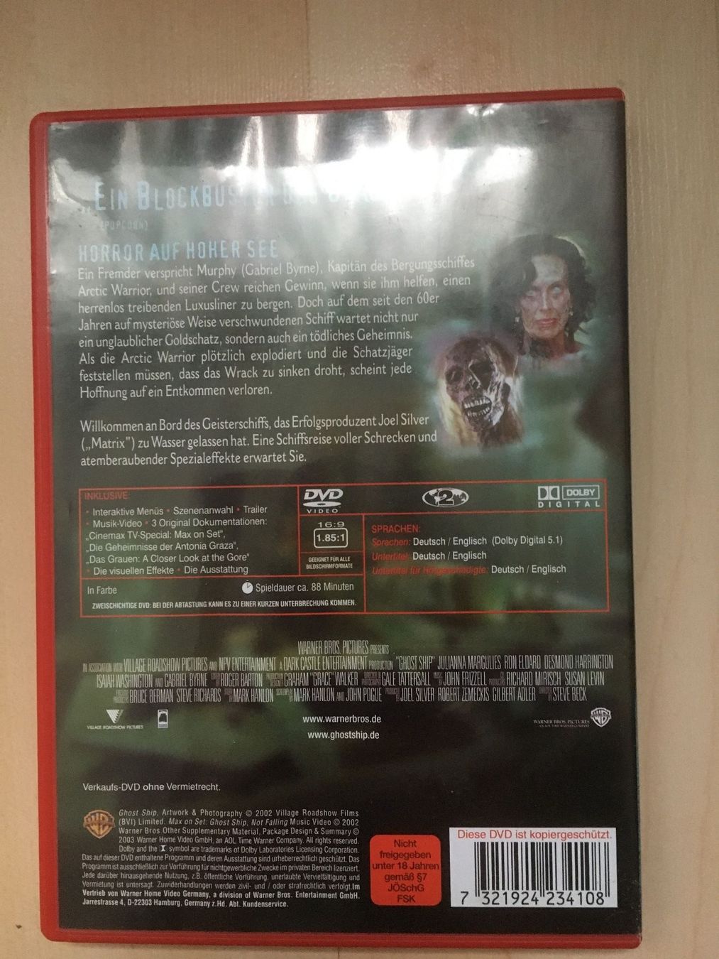 Tous les DVDs: Ghost Ship – D'occasion à Oberurnen par Numi2000 1